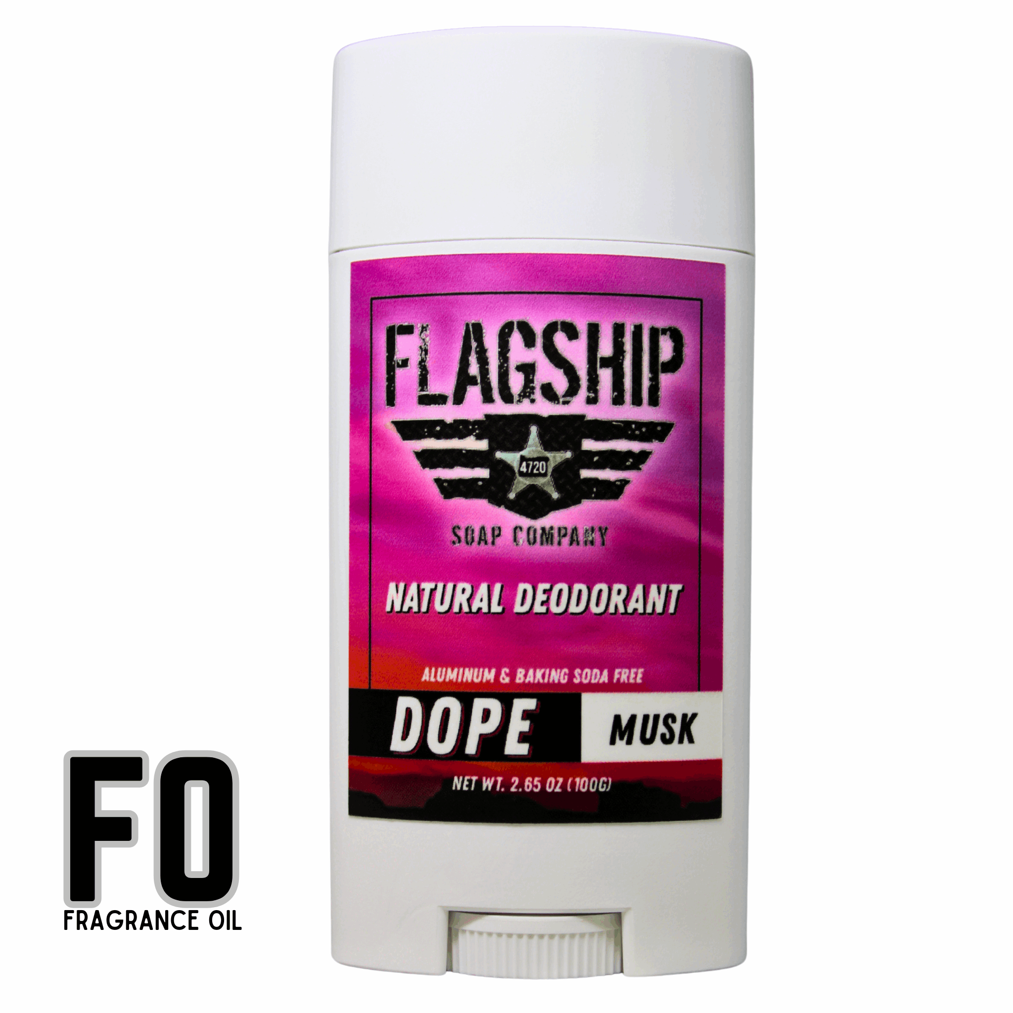 Main Image (Watermarked): DOPE Natural Deodorant in stylish, modern packaging.