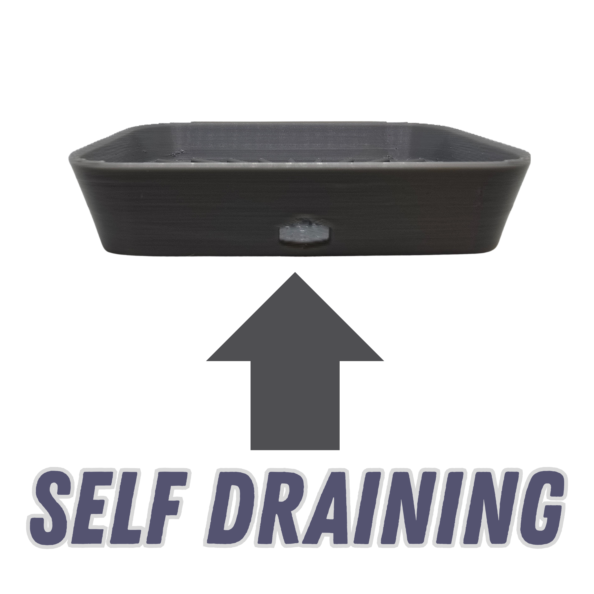 Tactical Soap Saver Soap Dish 1-Piece Gray - Patriot And Company