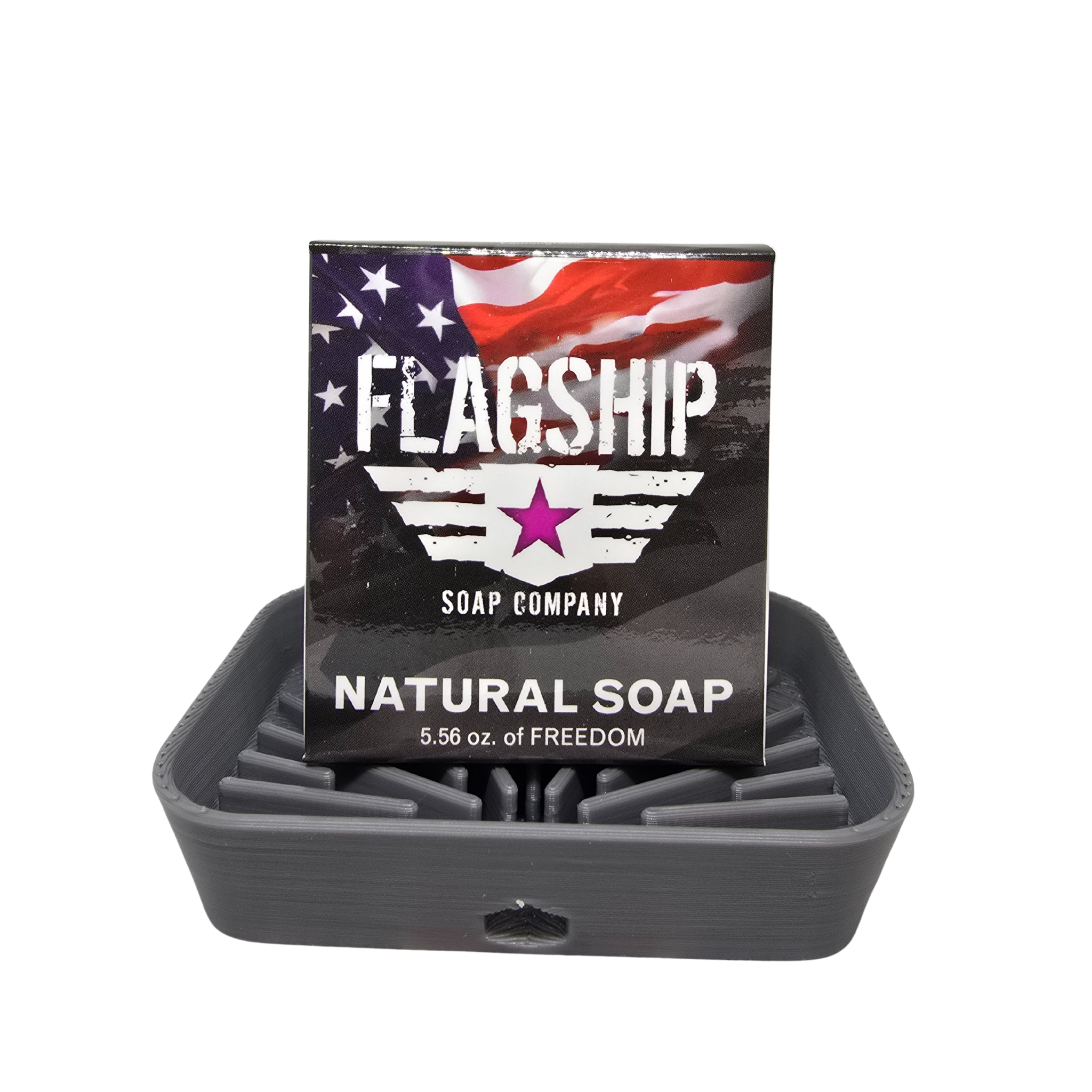 Tactical Soap Saver Soap Dish 1-Piece Gray - Patriot And Company