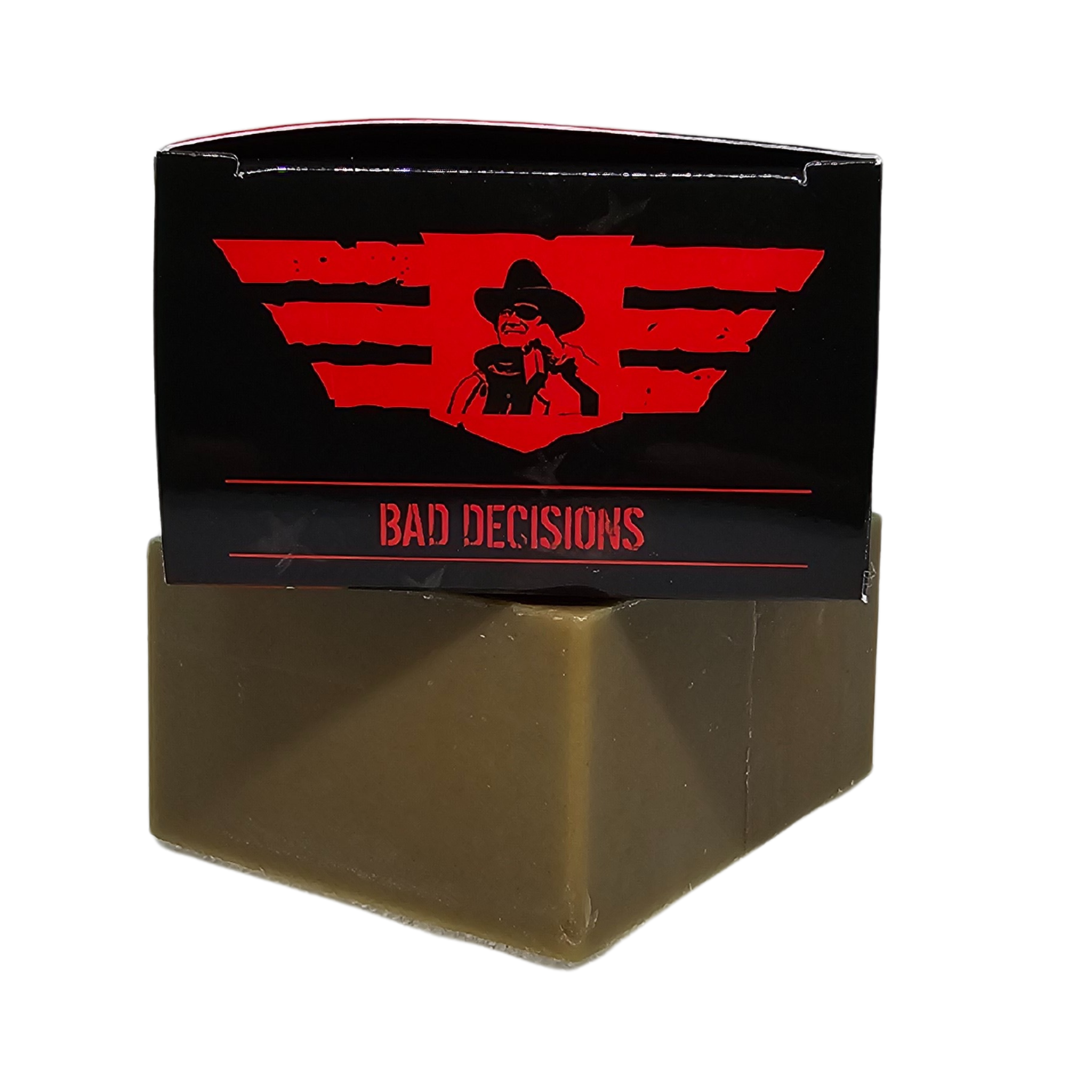 Bad Decisions Natural Soap - Hints of whiskey, orange, bergamot, clove, midnight orchid, musk, leather, oak cask, and patchouli. - Patriot Mens Company