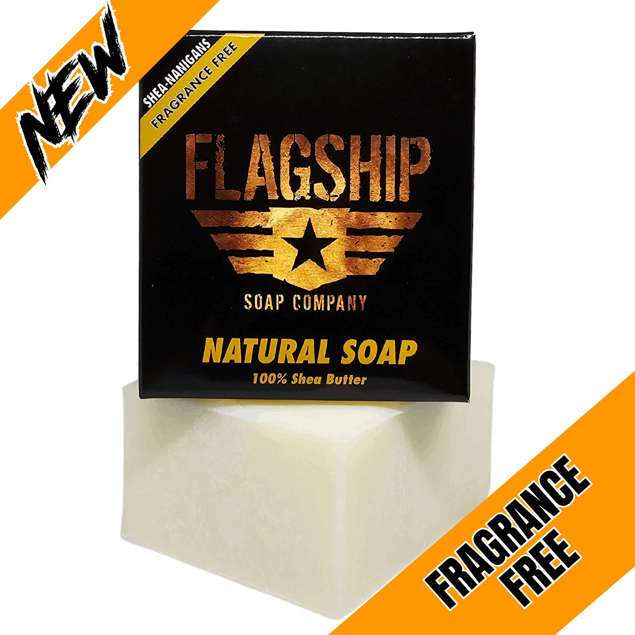 Shea-Nanigans Fragrance Free 100% Shea Butter Soap - Patriot Mens Company