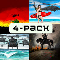 Battle Tribe 4 Pack Natural Soap - Patriot Mens Company