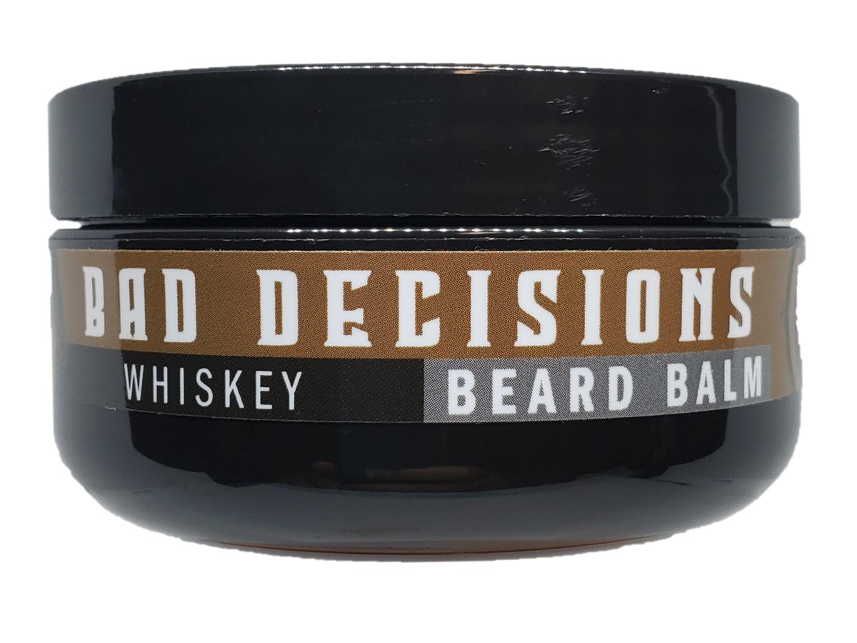 BAD DECISIONS 2OZ BEARD BALM                   Whiskey Bourbon - Patriot Mens Company