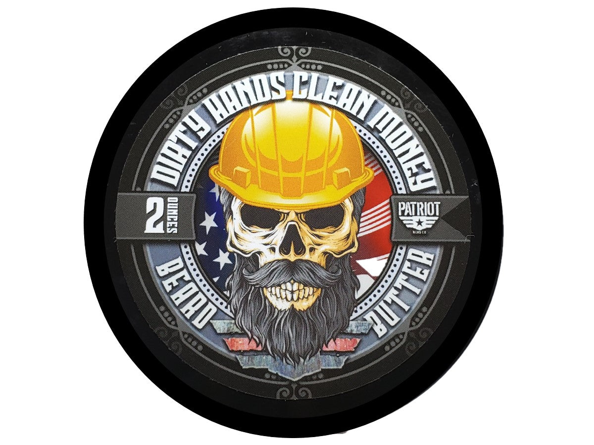 DIRTY HANDS CLEAN MONEY BEARD BUTTER 2OZ LIGHT HOLD/BEARD MOISTURIZER - Patriot Mens Company