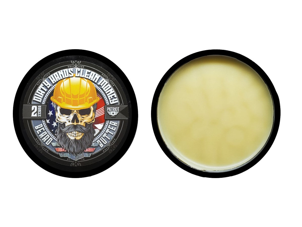 DIRTY HANDS CLEAN MONEY BEARD BUTTER 2OZ LIGHT HOLD/BEARD MOISTURIZER - Patriot Mens Company