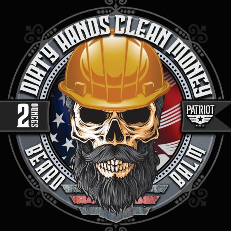 DIRTY HANDS CLEAN MONEY 2OZ BEARD BALM LEATHER - Patriot Mens Company