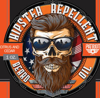 Hipster Repellent  1oz Natural Beard Oil Citrus and Cedar - Patriot Mens Company