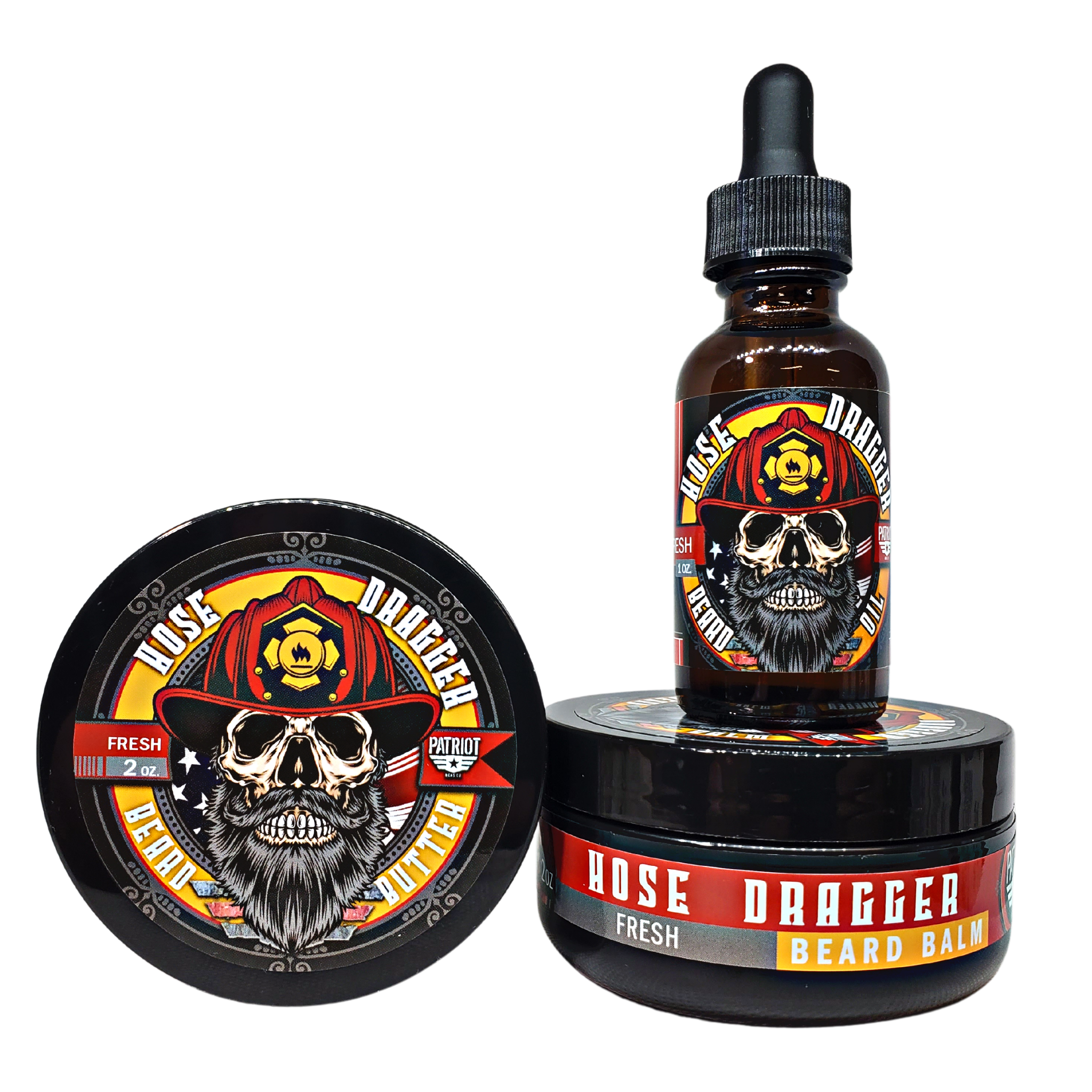 HOSE DRAGGER BEARD BUNDLE BALM/BUTTER/OIL - Patriot Mens Company
