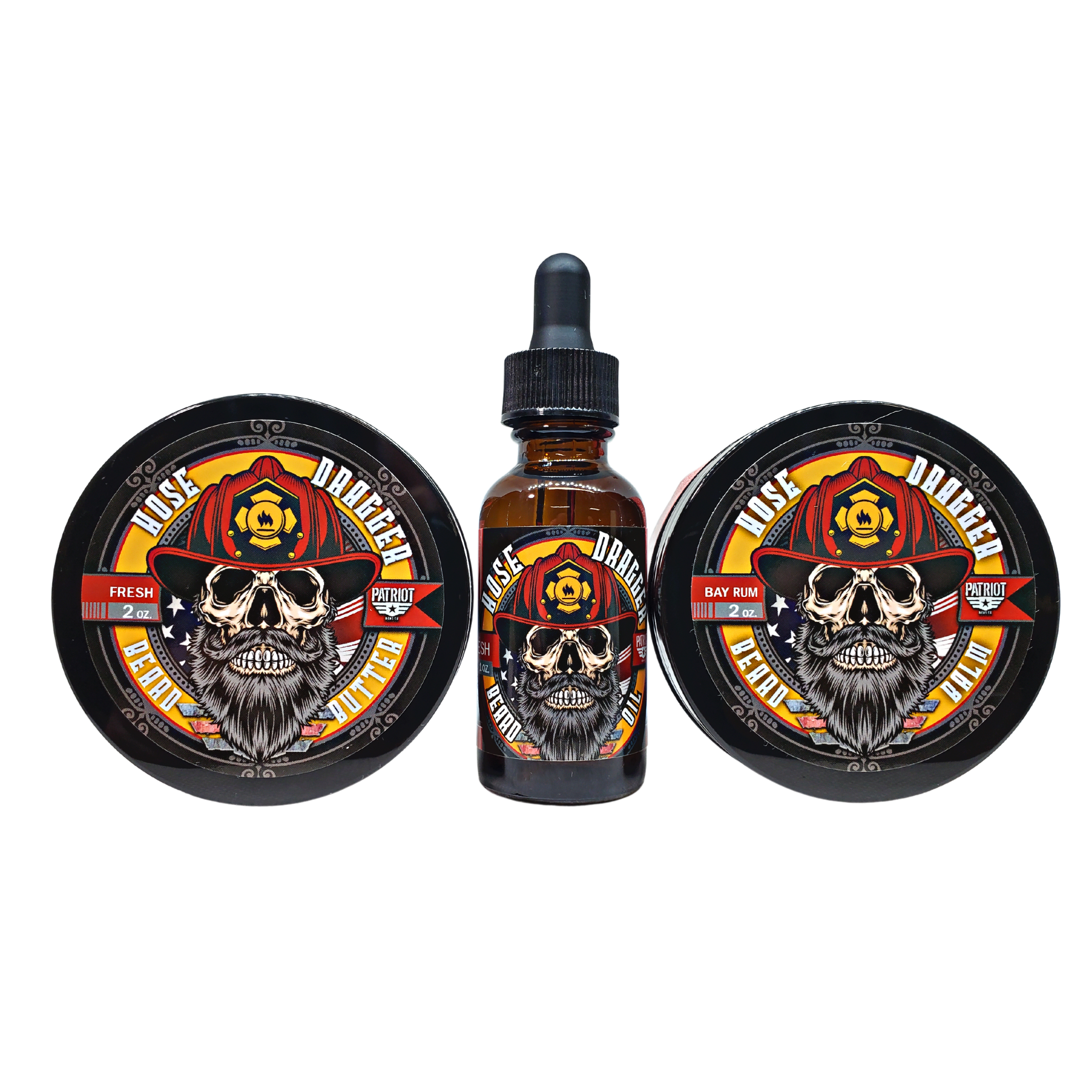 HOSE DRAGGER BEARD BUNDLE BALM/BUTTER/OIL - Patriot Mens Company