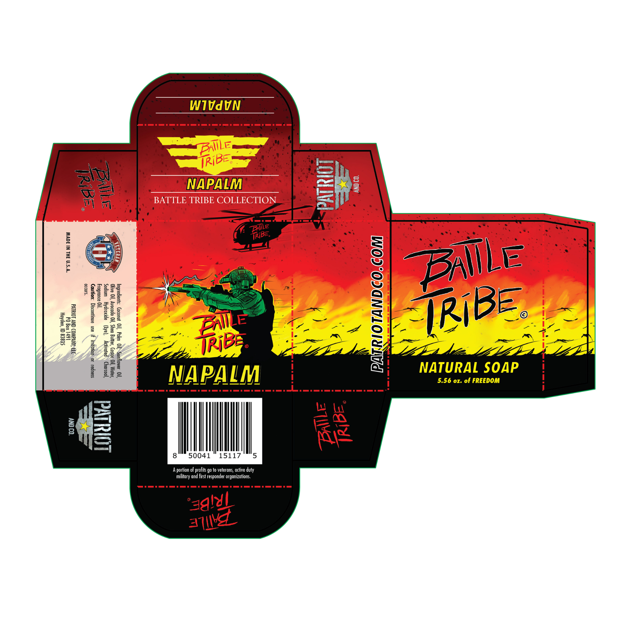 NAPALM Battle Tribe Edition Natural Soap - Patriot Mens Company
