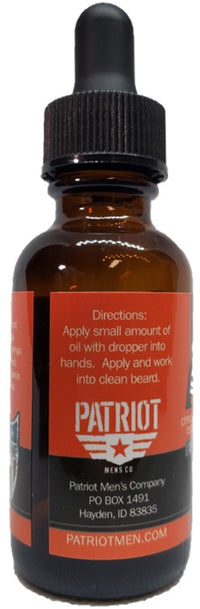 Hipster Repellent  1oz Natural Beard Oil Citrus and Cedar - Patriot Mens Company