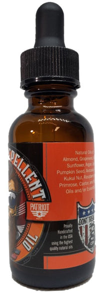 Hipster Repellent  1oz Natural Beard Oil Citrus and Cedar - Patriot Mens Company
