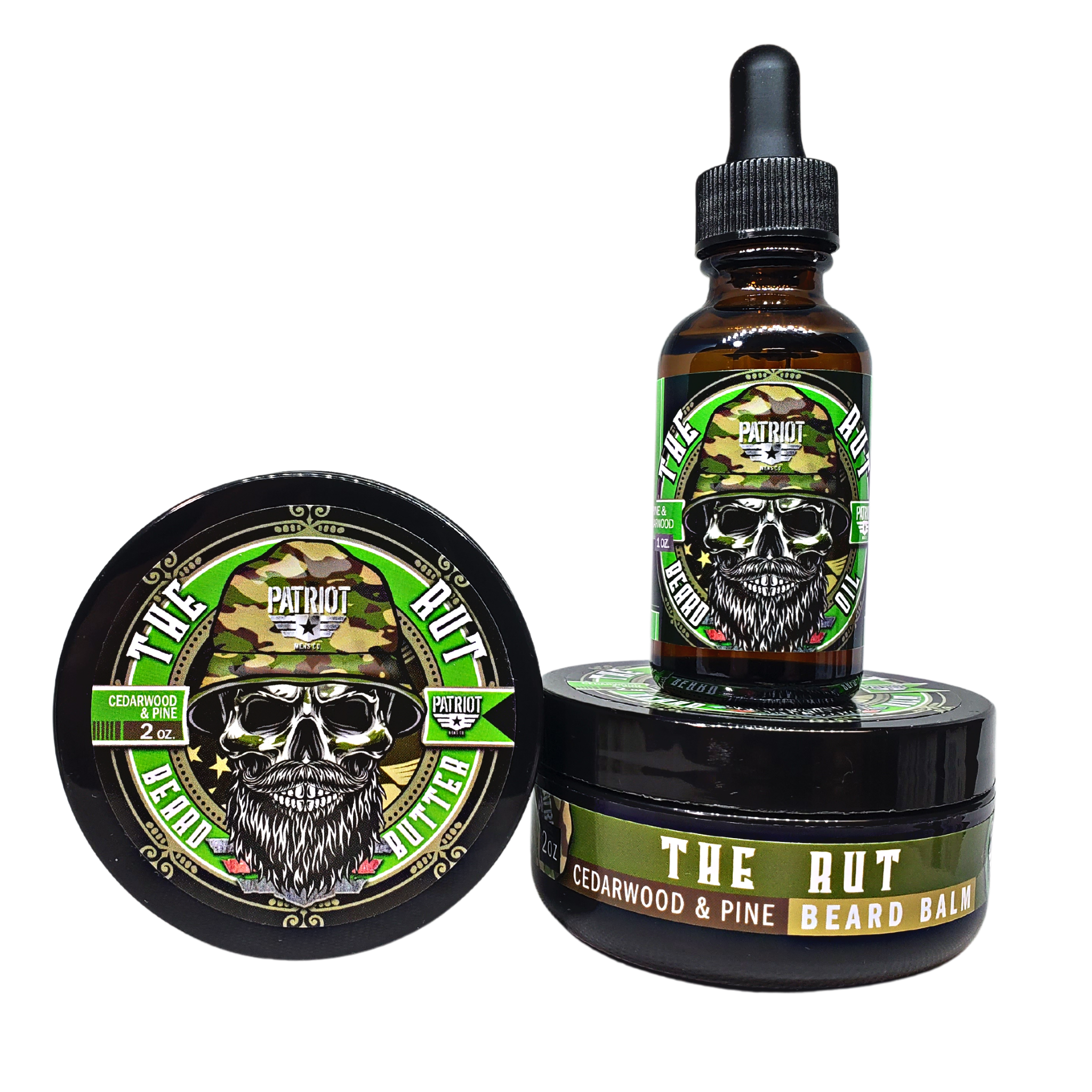THE RUT BEARD BUNDLE BALM/BUTTER/OIL - Patriot Mens Company