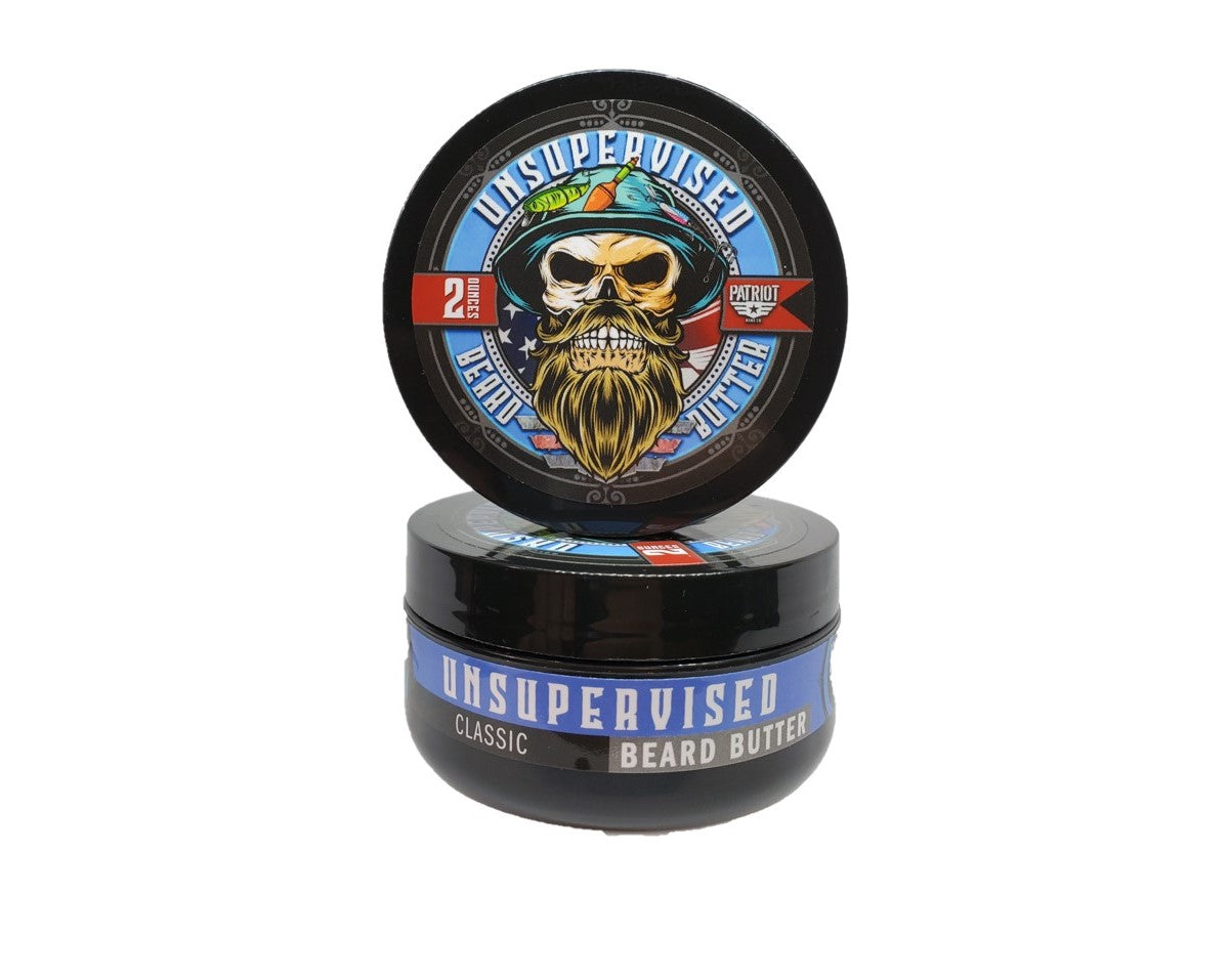 UNSUPERVISED BEARD BUTTER 2OZ LIGHT HOLD/BEARD MOISTURIZER - Patriot Mens Company
