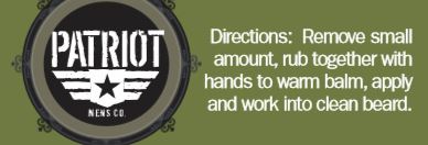 Zero Dark 30 2OZ BEARD BALM Spearmint & Brewed Coffee - Patriot Mens Company