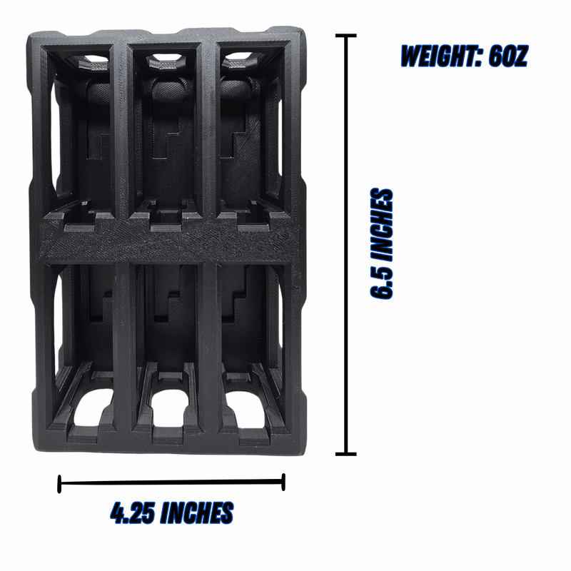 AR15/M4 4-Pack Bundle Magazine Storage (24 Magazine Slots)