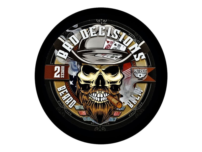 Bad Decisions Beard Bundle Balm/Butter/Oil/Natural Soap - Patriot And Company