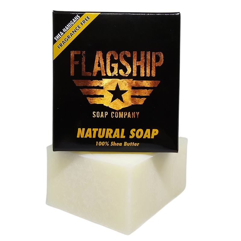 Shea-Nanigans Fragrance Free 100% Shea Butter Soap - Patriot Mens Company