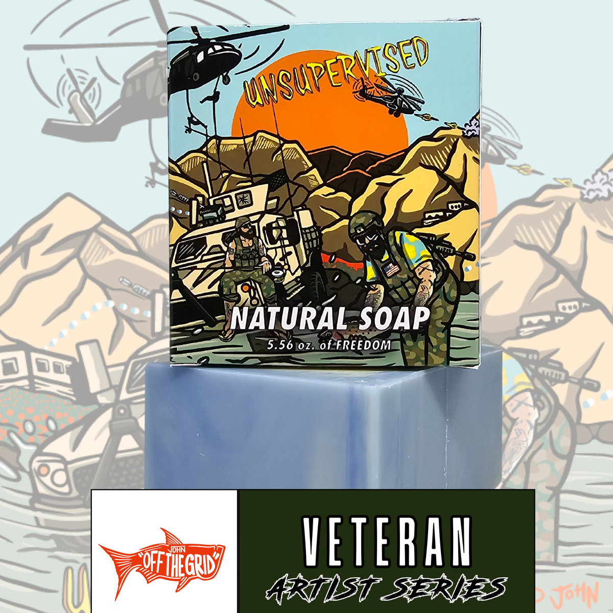 Unsupervised Natural Soap - Masculine Cologne - Patriot Mens Company