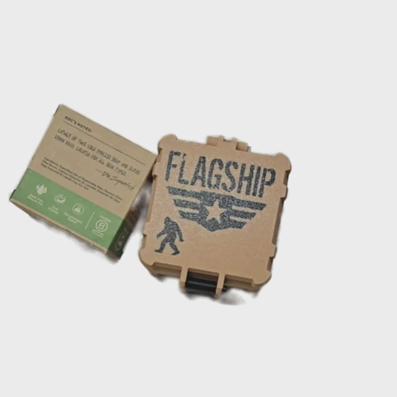 Tactical Hard Travel Soap Case for Natural Soap Bars – Compatible with Dr. Squatch® Soap
