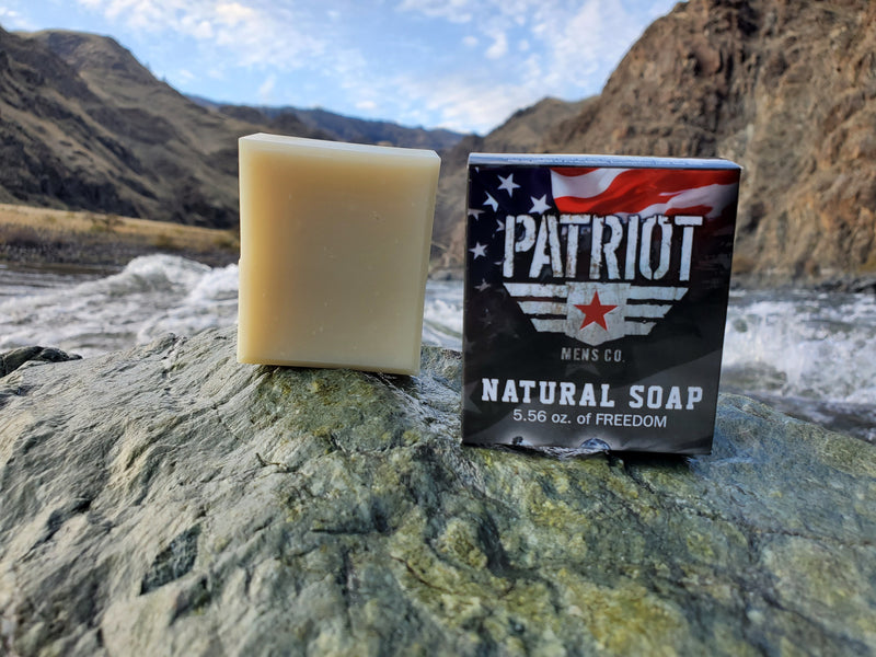 1776 Patriot And Company Natural Handmade Men's Soap Bay Rum Hells Canyon, Idaho on Snake River