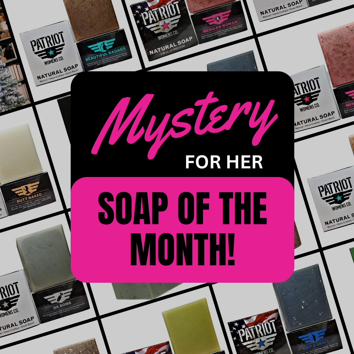 Mystery Soap of the Month - For Her - Patriot Mens Company