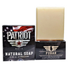 FUBAR Natural Men's Soap Patriot and Company Soap Front Soap Box and bar of soap against white background