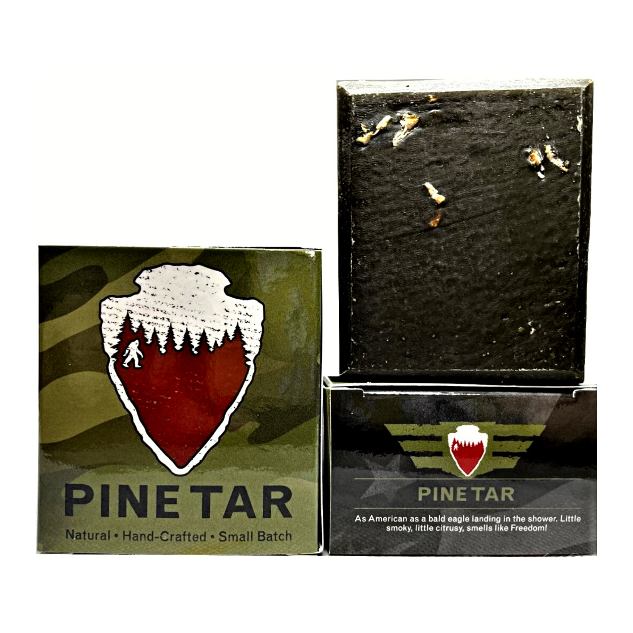 Pine Tar Natural Soap - Smoky and Citrus