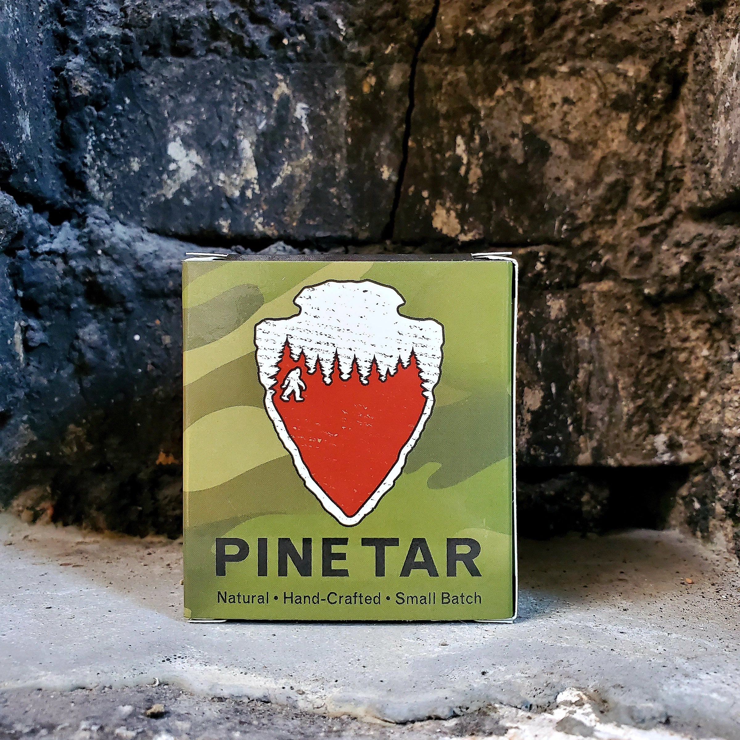 Pine Tar natural men's soap by Patriot and Company.  With 100% Pine Tar and Activated Charcoal. 