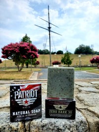 Zero Dark 30 Men's Natural Soap with Black Rifle Coffee and Spearmint Essential Oil Patriot and Company Baltimore