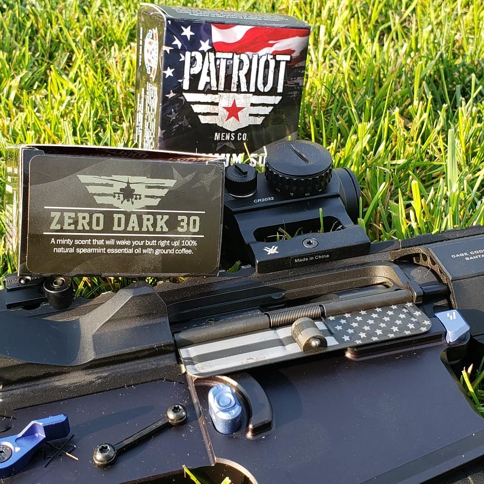 Zero Dark 30 Men's Natural Soap with Black Rifle Coffee and Spearmint Essential Oil Patriot and Company rifle
